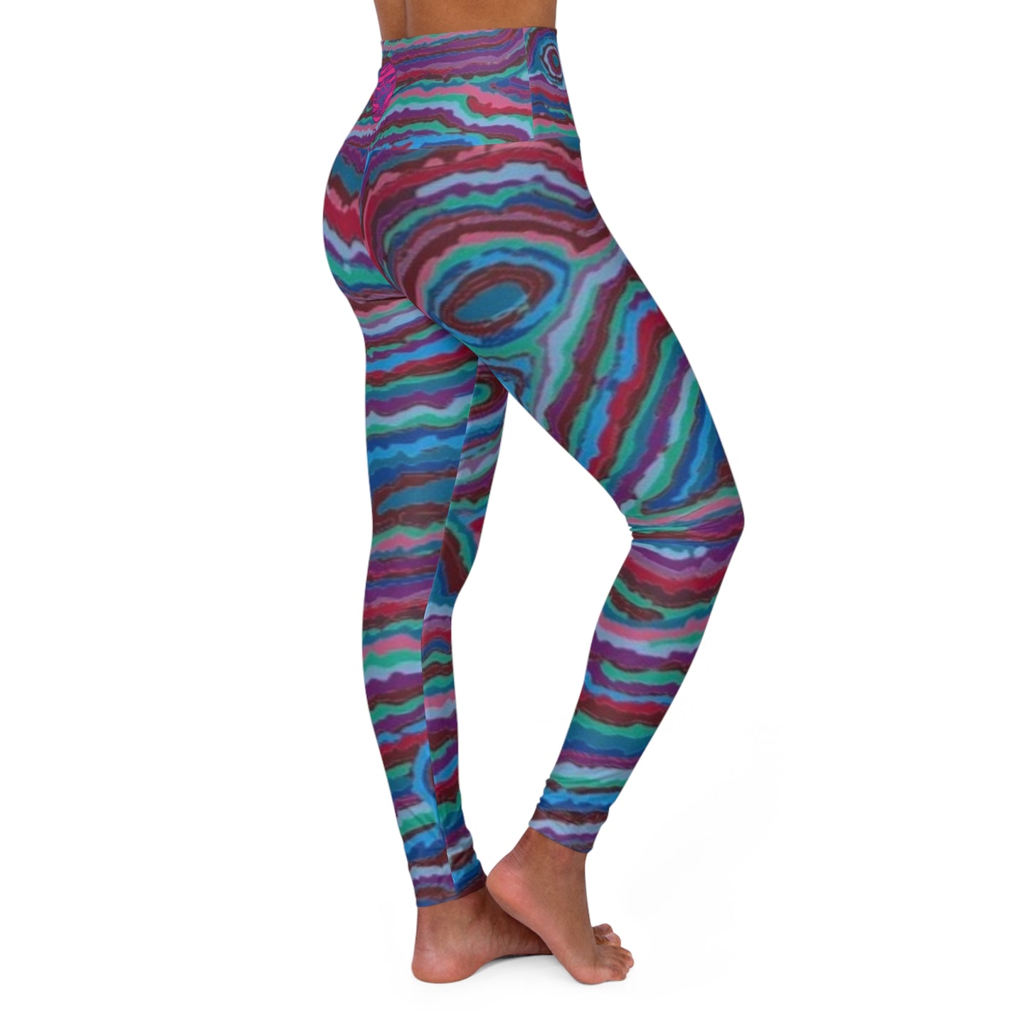 Jupiter Atmosphere High Waisted Yoga Leggings (AOP)