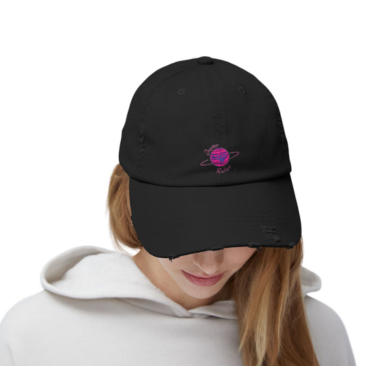 Space Cadet Distressed Cap