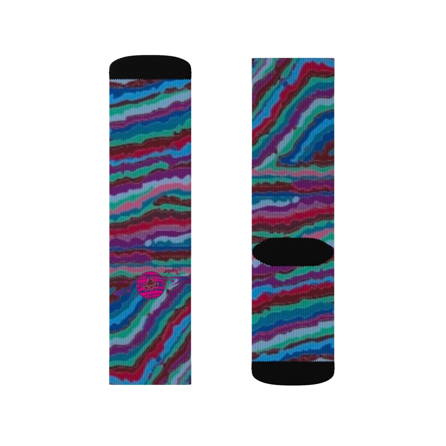 Jupiter Graphic Gravity Socks