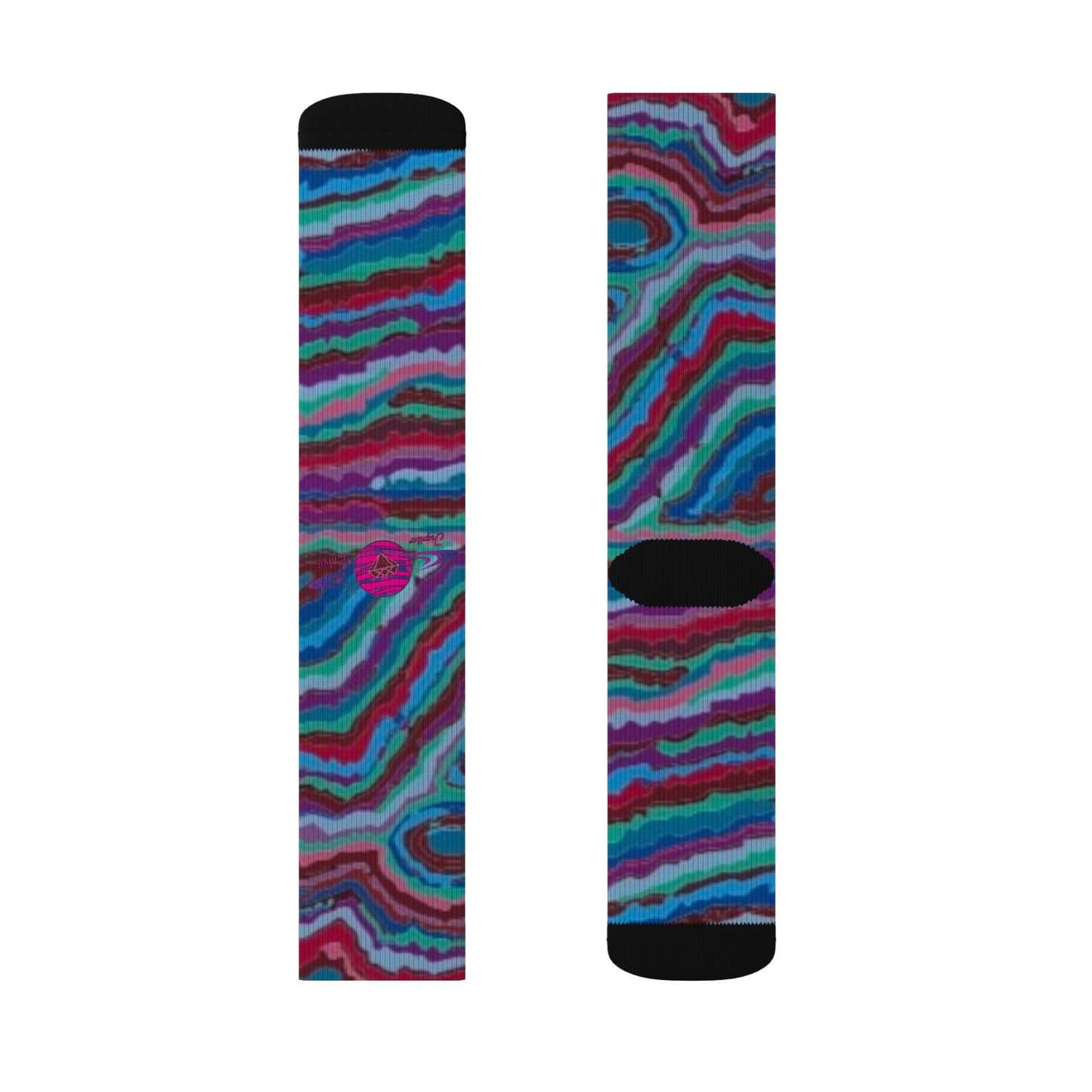 Jupiter Graphic Gravity Socks