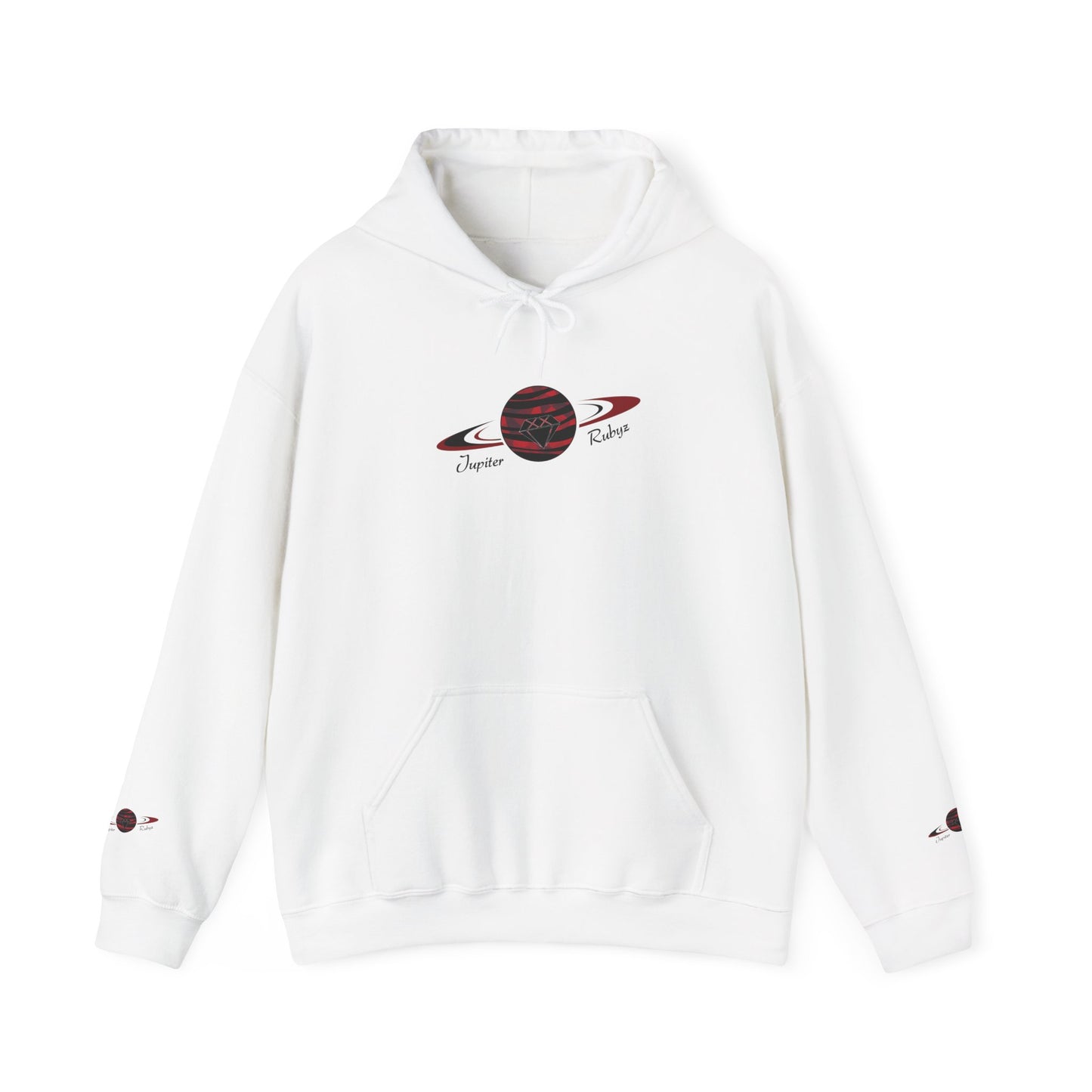 Planet Rings Graphic Hoodie — Retro Space Jupiter Rubyz Apparel