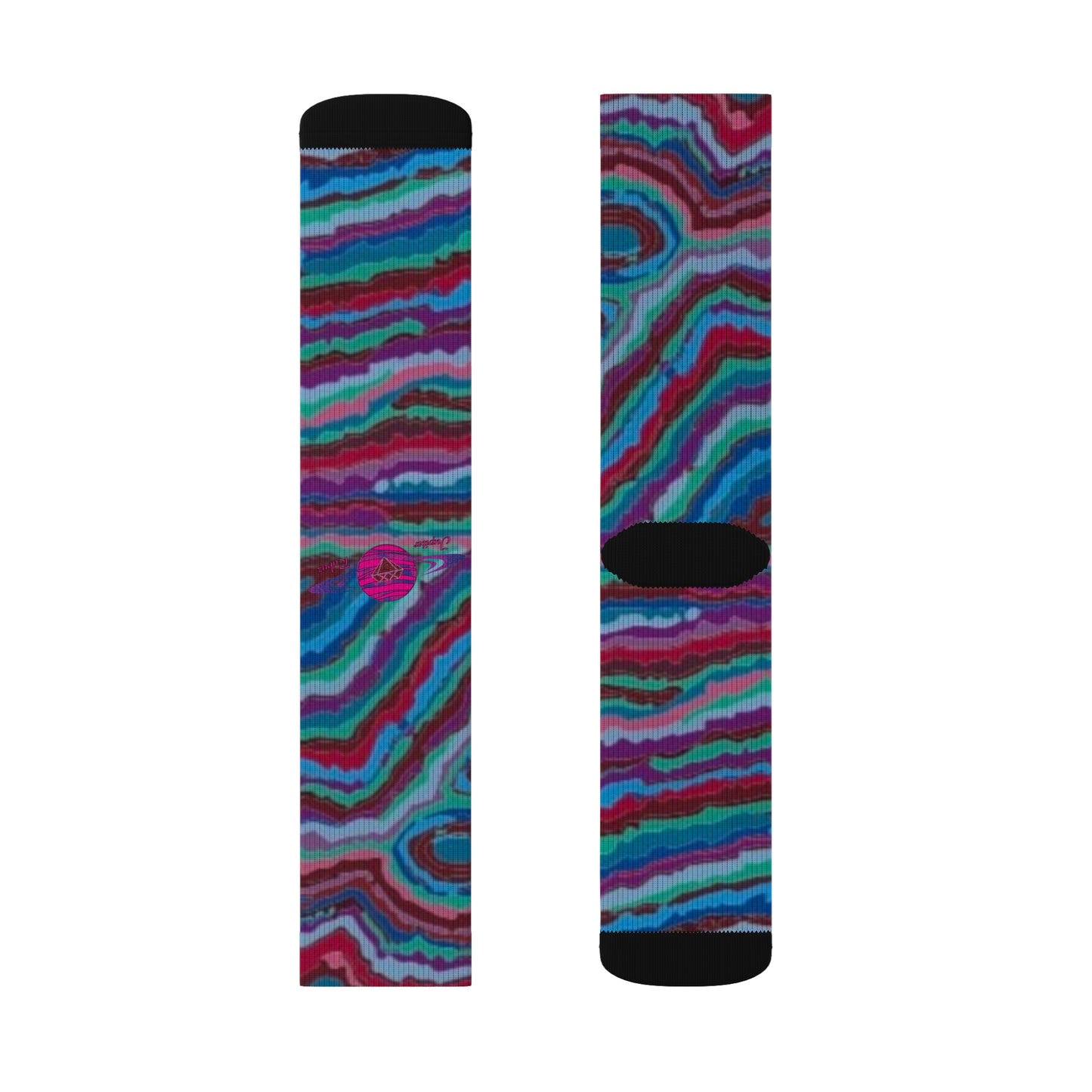 Jupiter Graphic Gravity Socks