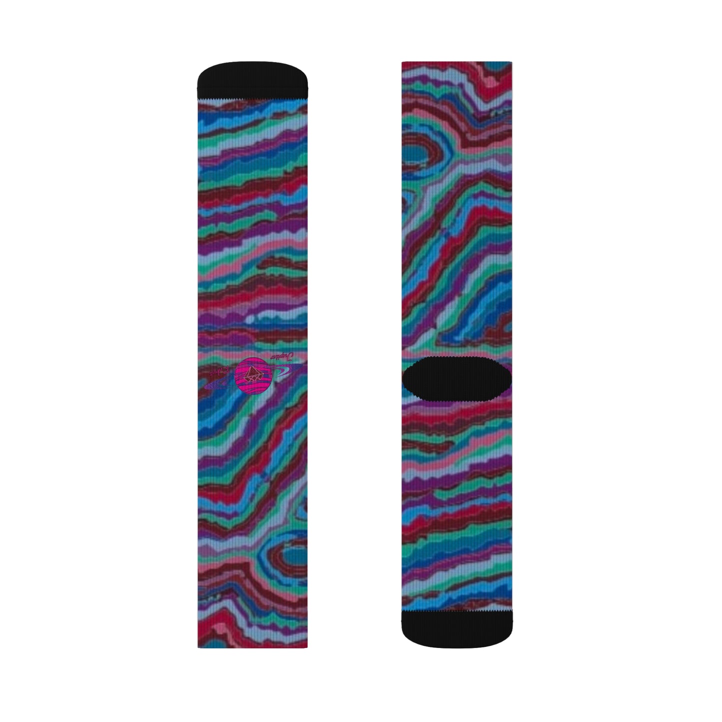 Jupiter Graphic Gravity Socks