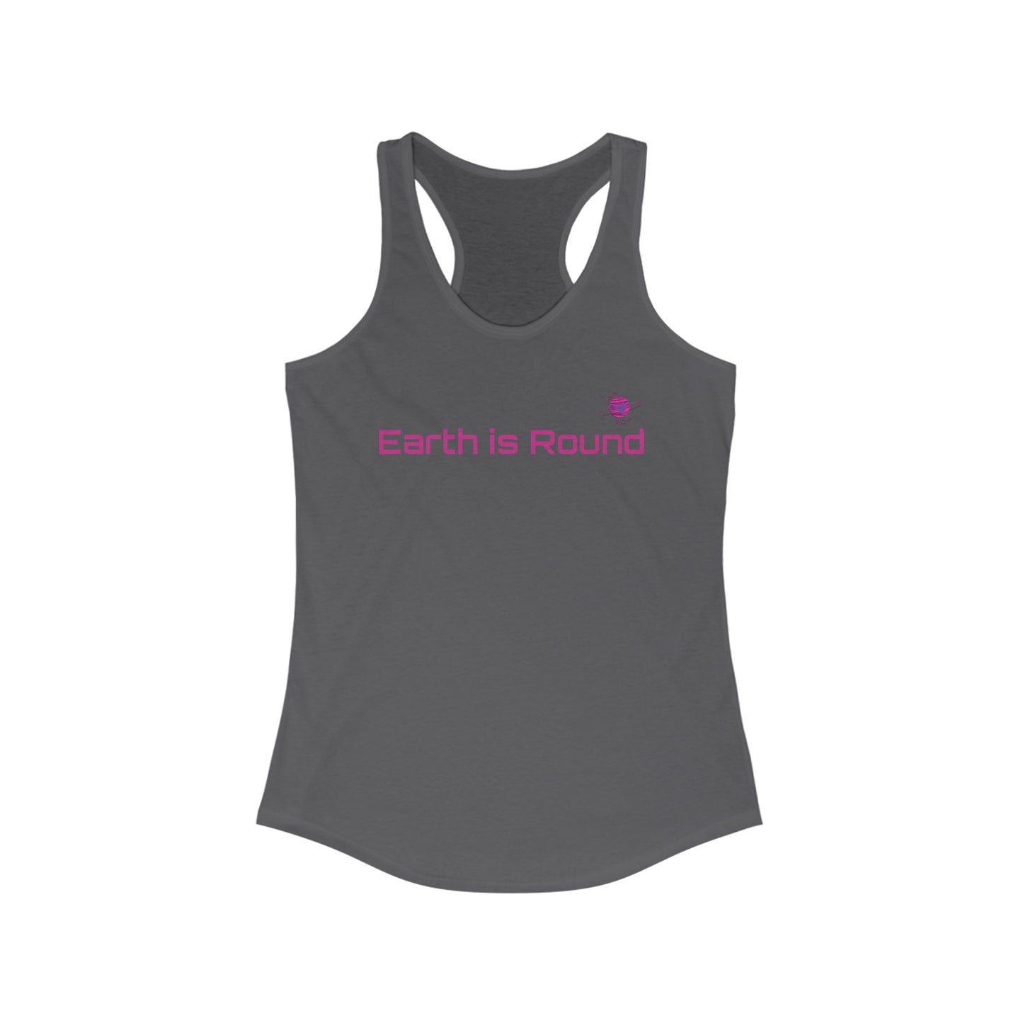 Earth is Round Women's Racerback Tank - Fun and Comfy Activewear