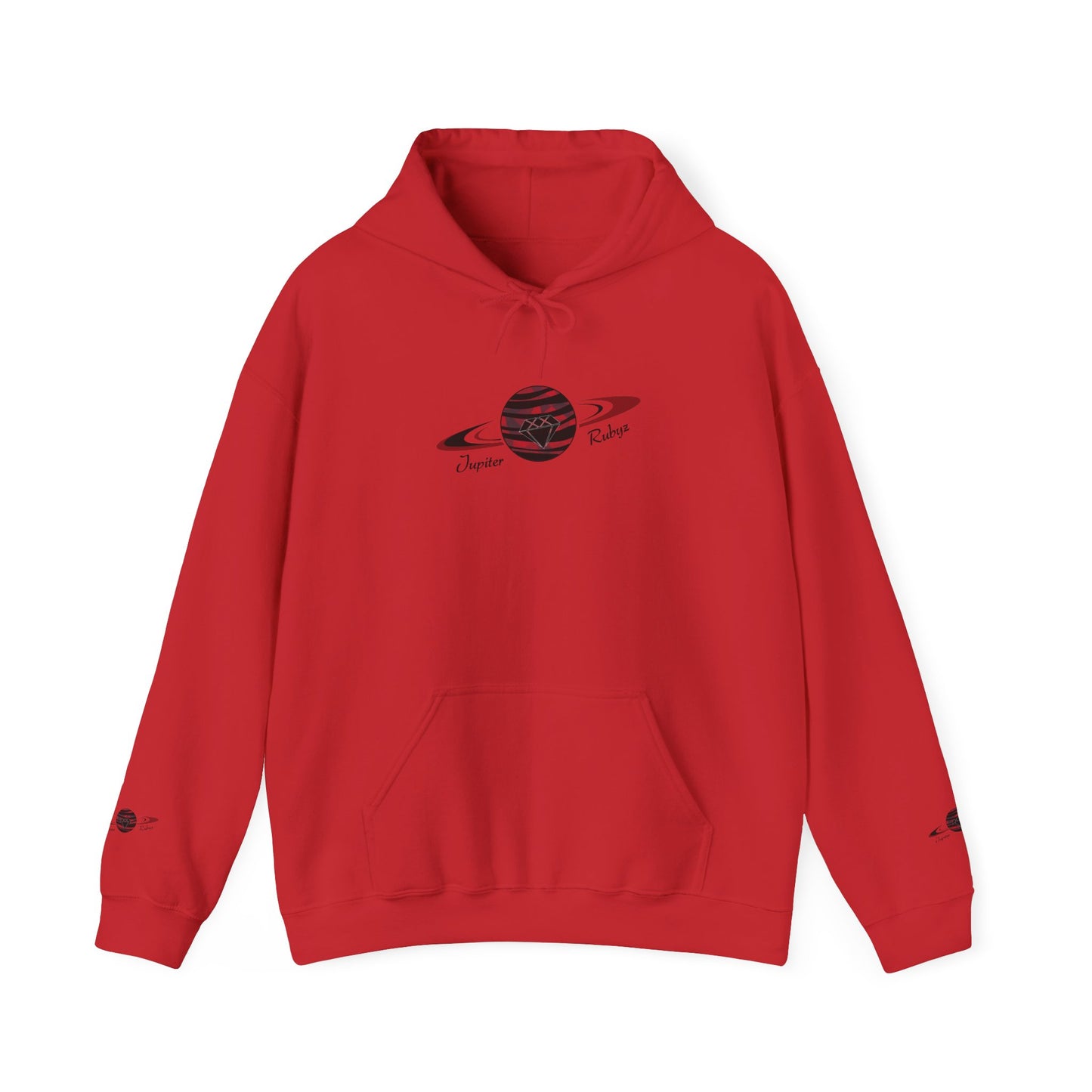 Planet Rings Graphic Hoodie — Retro Space Jupiter Rubyz Apparel