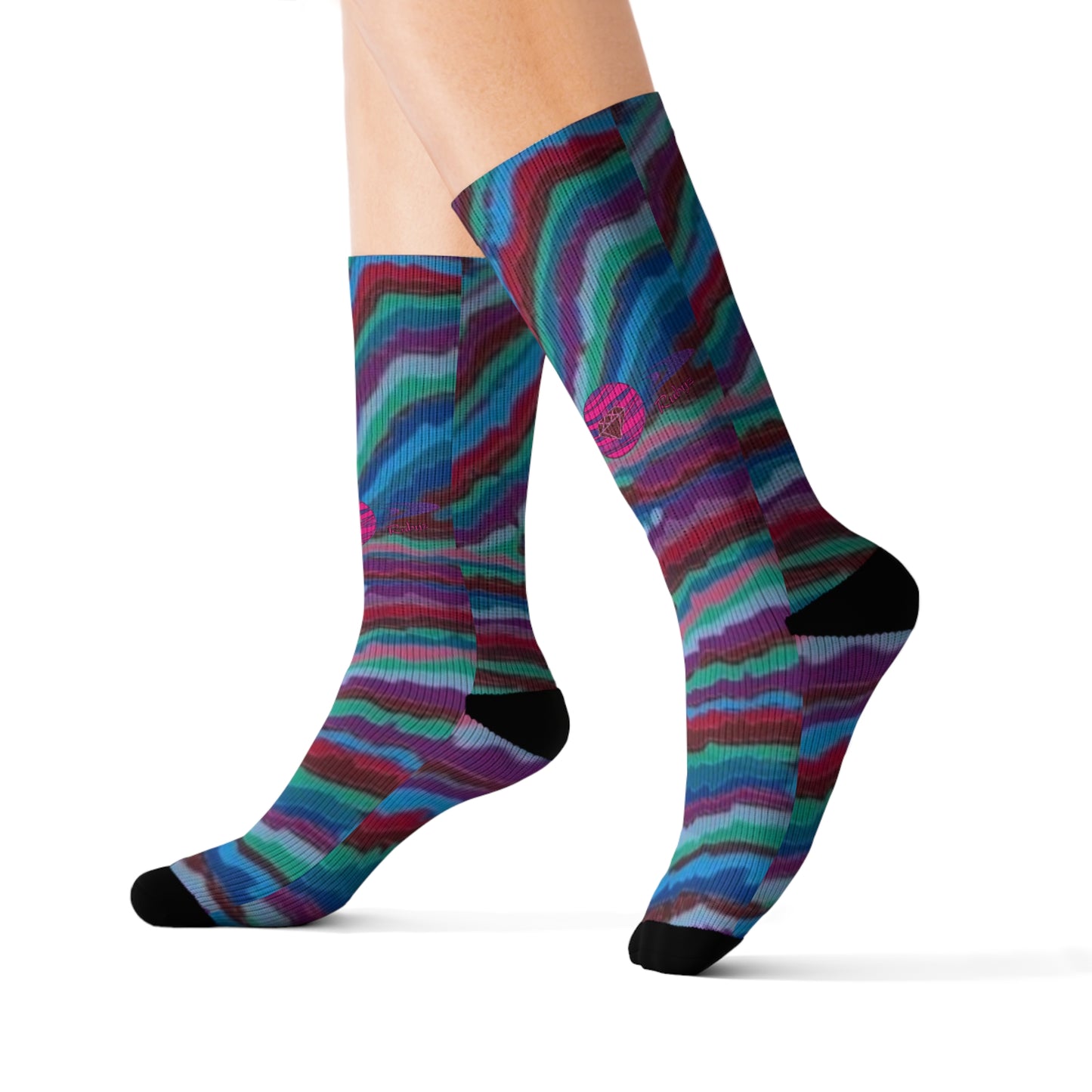 Jupiter Graphic Gravity Socks