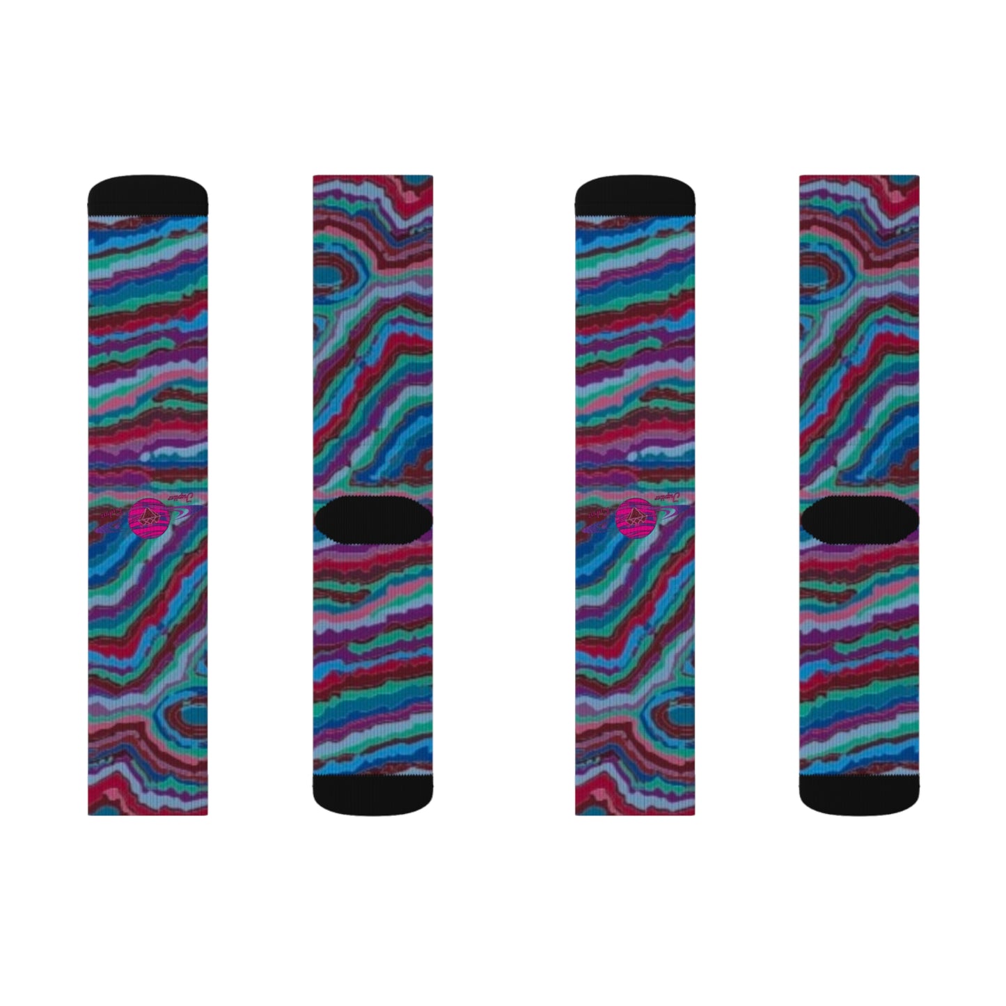 Jupiter Graphic Gravity Socks