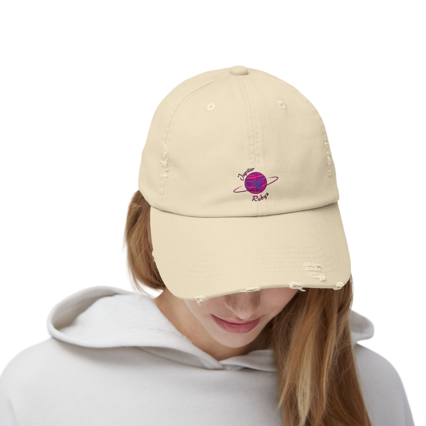 Space Cadet Distressed Cap