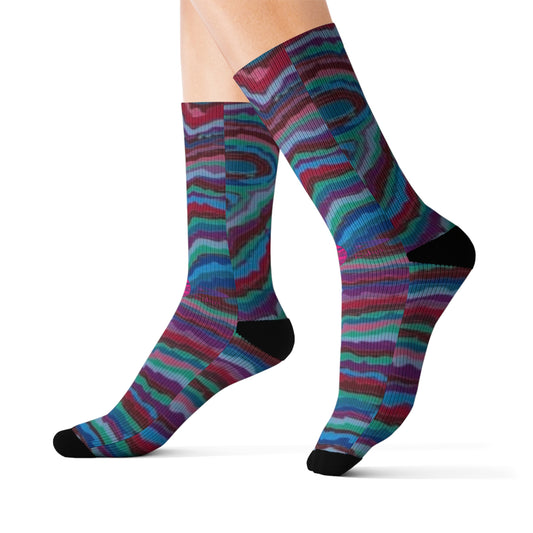 Jupiter Graphic Gravity Socks