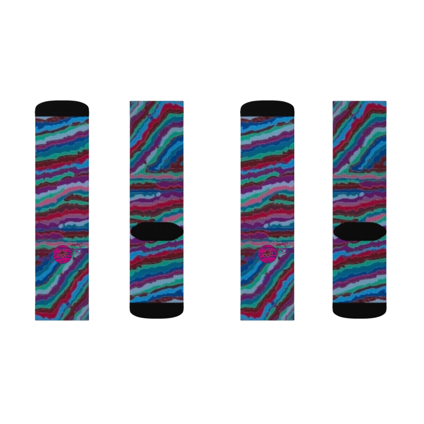 Jupiter Graphic Gravity Socks