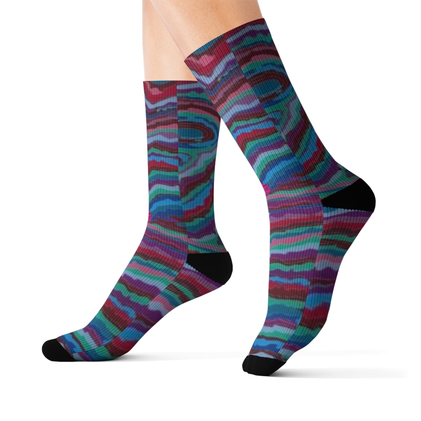 Jupiter Graphic Gravity Socks