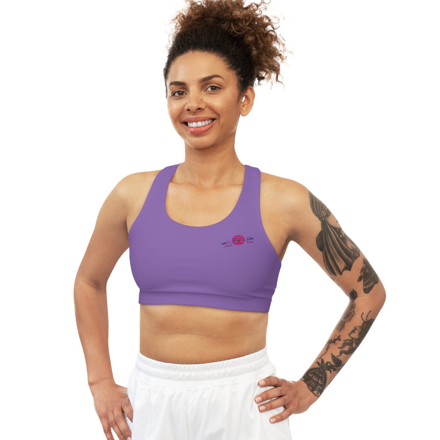 Seamless Space Gem Sports Bra (AOP)