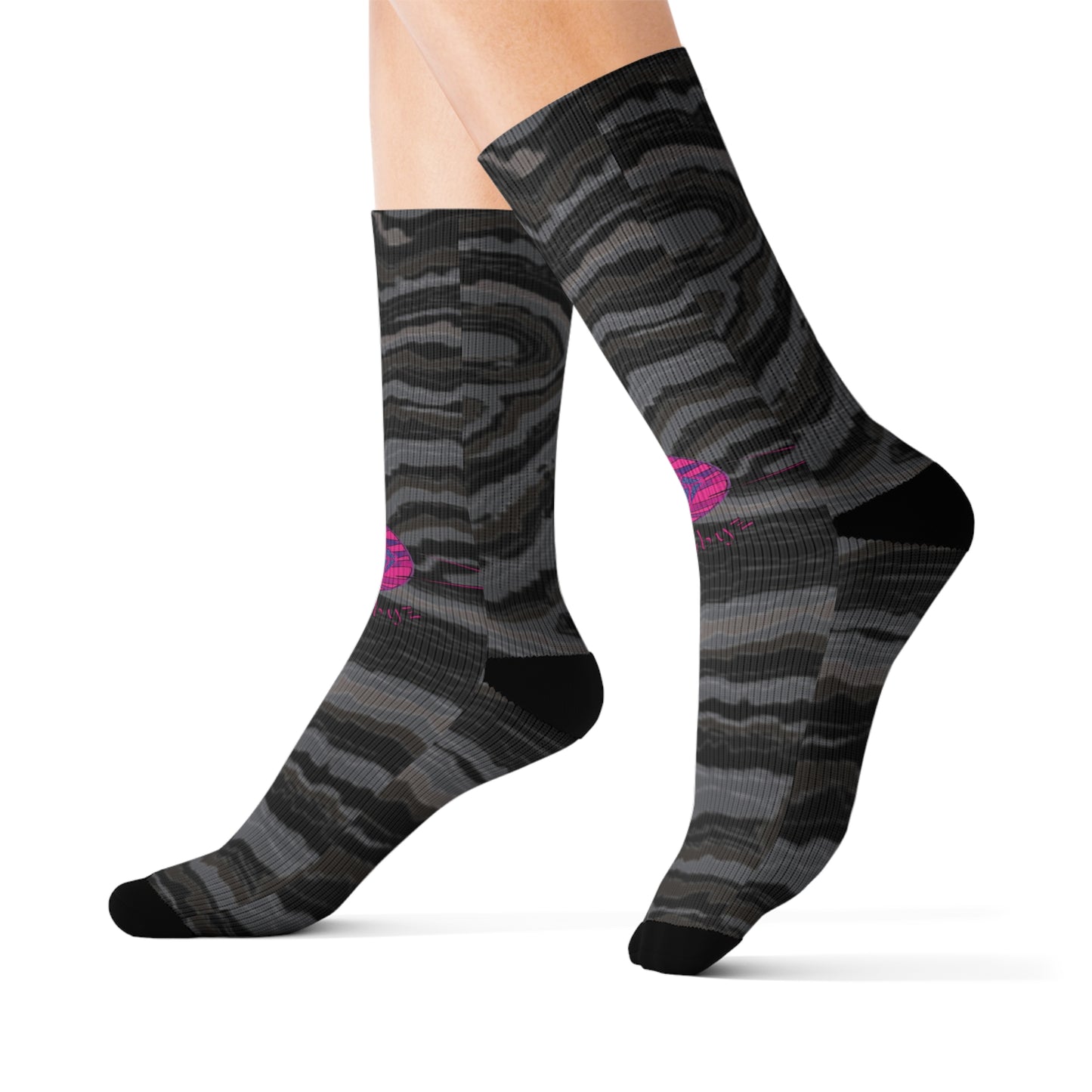 Jupiter Graphic Moon Walk Socks