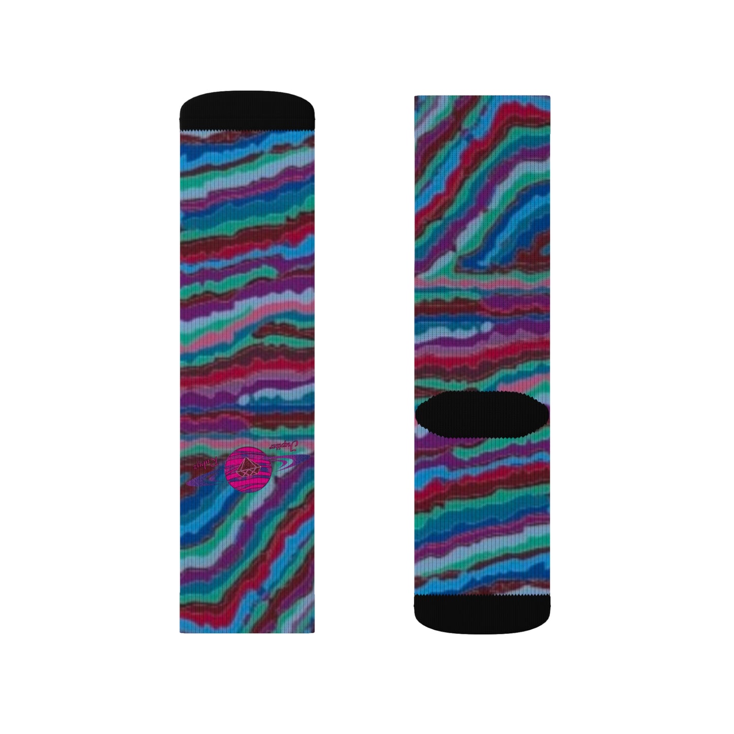 Jupiter Graphic Gravity Socks