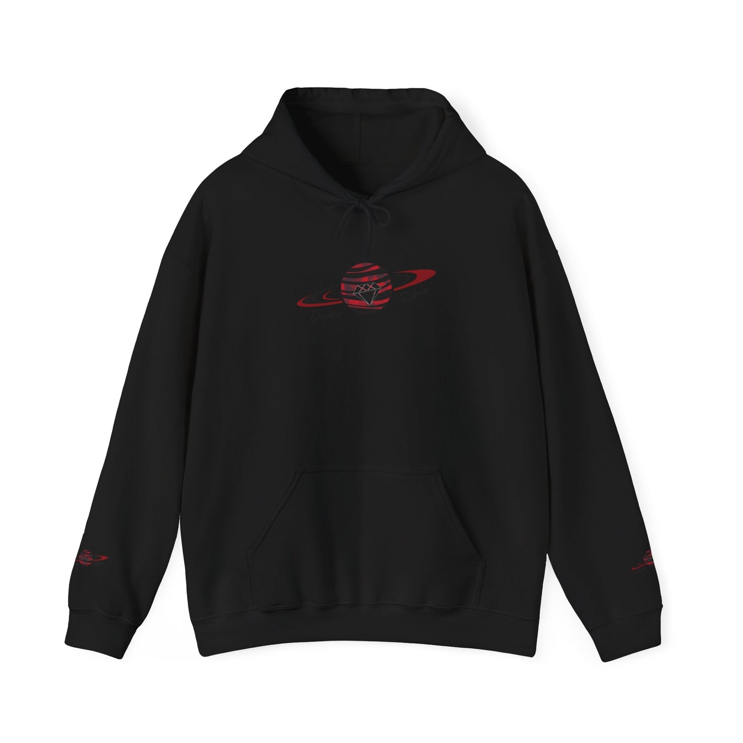 Planet Rings Graphic Hoodie — Retro Space Jupiter Rubyz Apparel