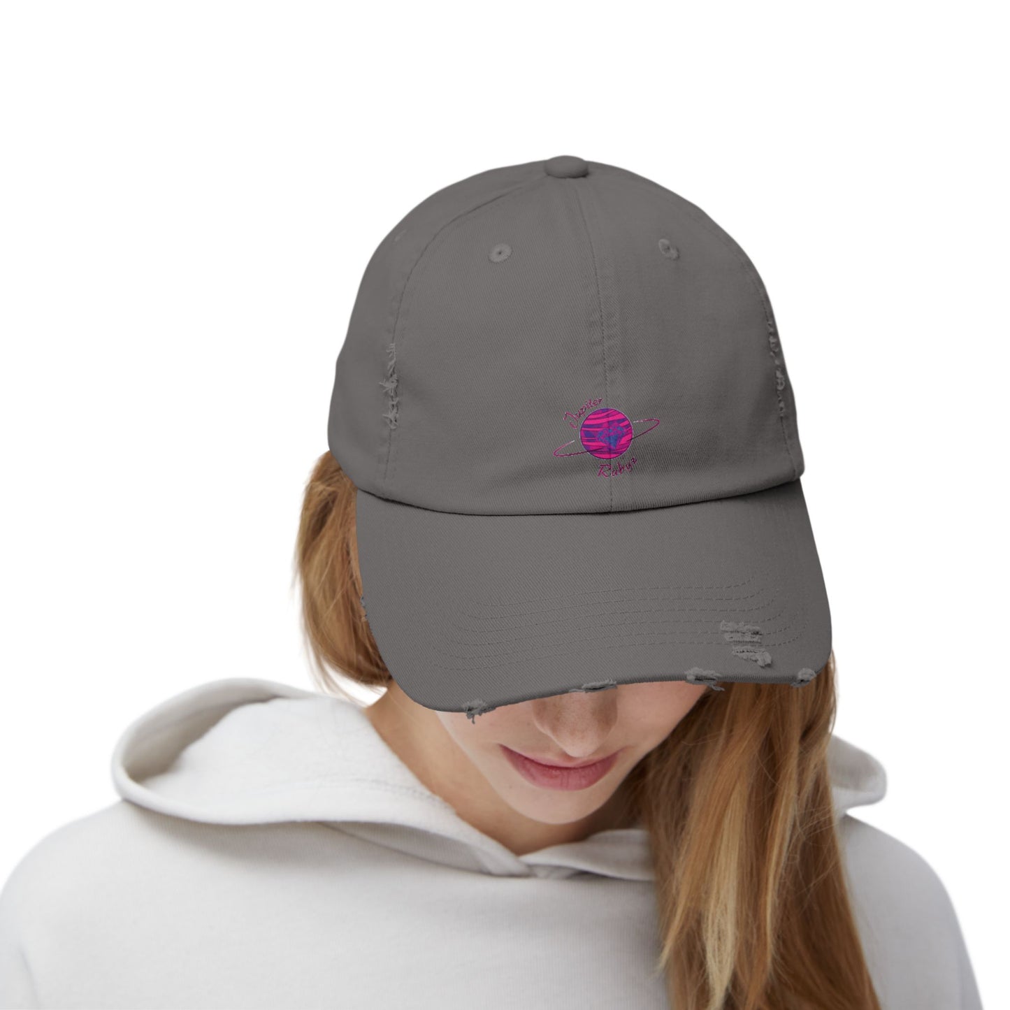 Space Cadet Distressed Cap